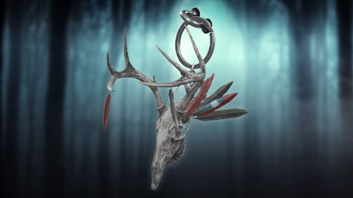 Weapon charm. Wild skull