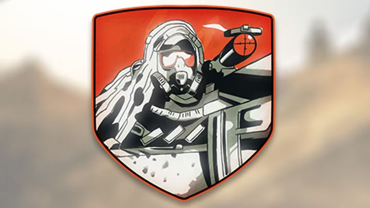 Animated emblem. Secret sniper